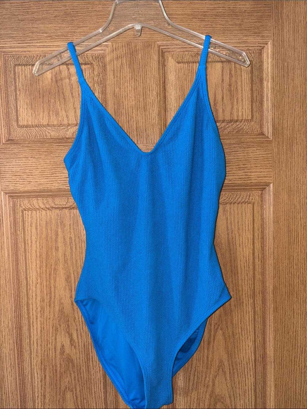Soma Bright Blue V-Neck One-Piece Swimsuit